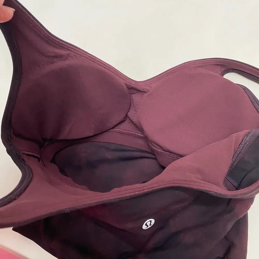 Lululemon Align Tank Diamond Dye Cassis/Black 4 EUC